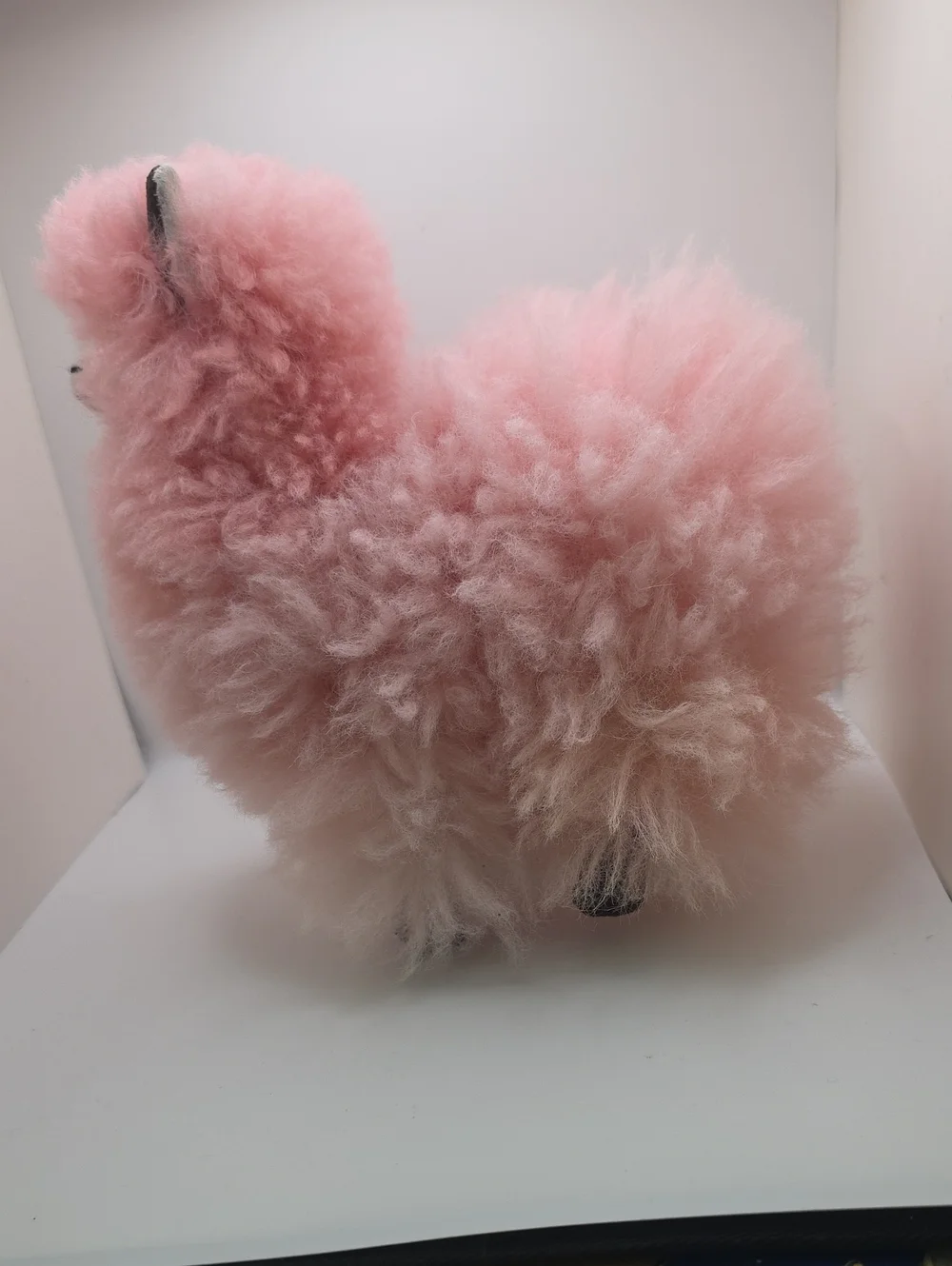 Plush Pink Artisanal Alpaca Plush Stuffed Toy